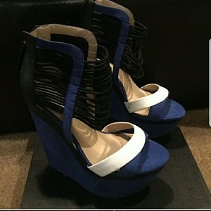 Gwen Stephani GX Wedge Heels NWOT